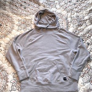 The north face gray sweatshirt